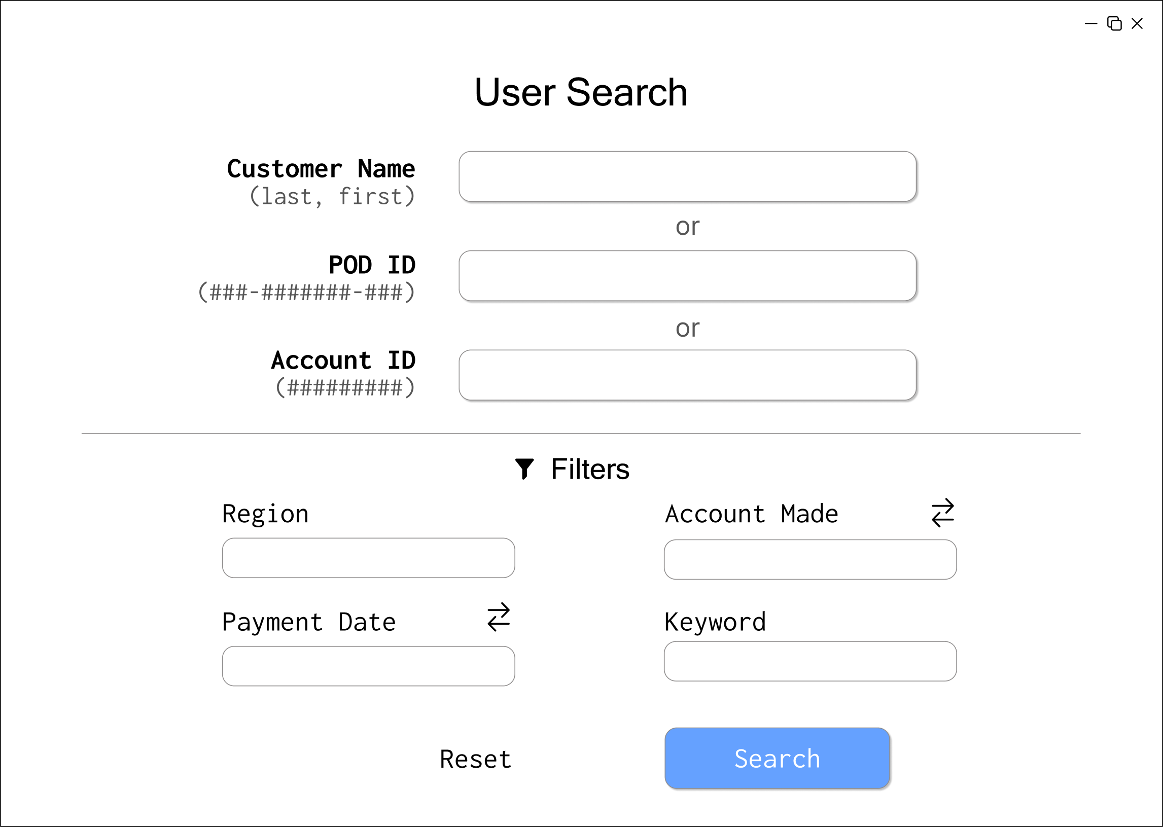 Electrical Usage Screen